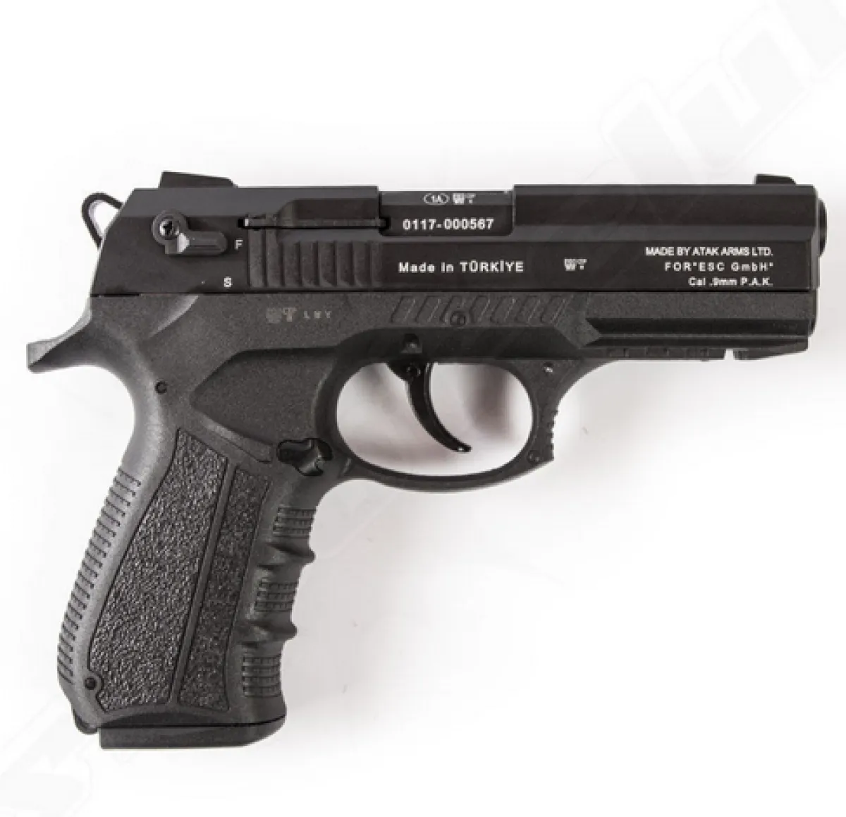 Zoraki 2918 Black 9mm P.A.K  Gas-Signal